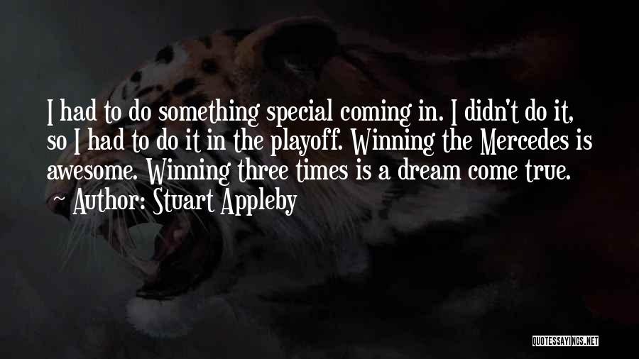 Appleby Quotes By Stuart Appleby