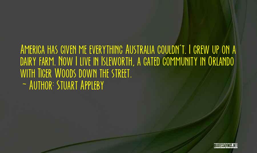 Appleby Quotes By Stuart Appleby