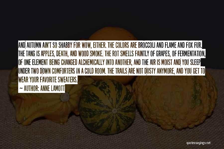 Apples And Autumn Quotes By Anne Lamott