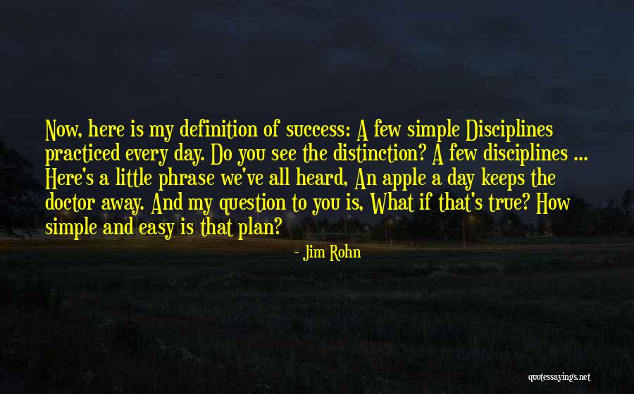 Apples And Doctors Quotes By Jim Rohn Apples And Doctors Quotes By Jim Rohn