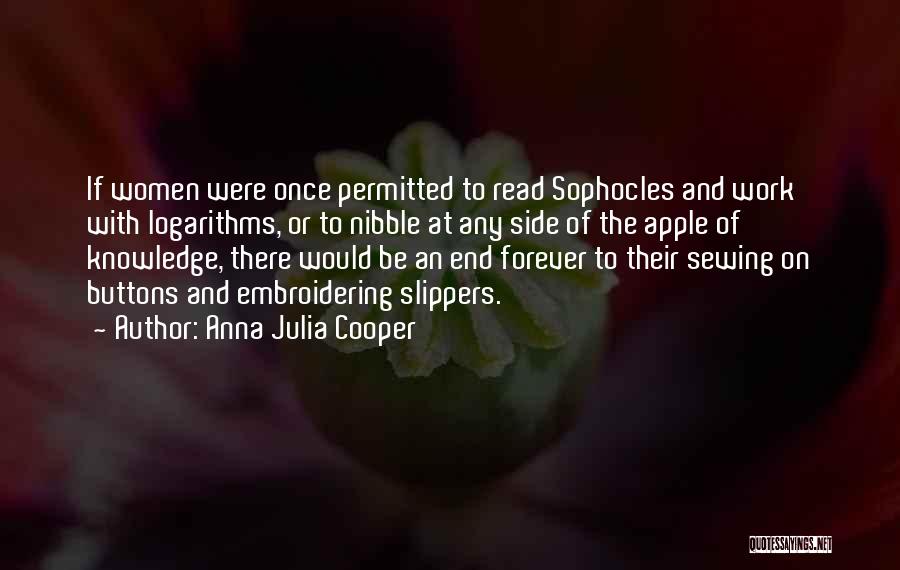 Apples And Knowledge Quotes By Anna Julia Cooper