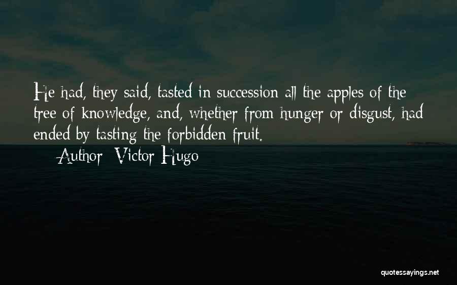 Apples And Knowledge Quotes By Victor Hugo