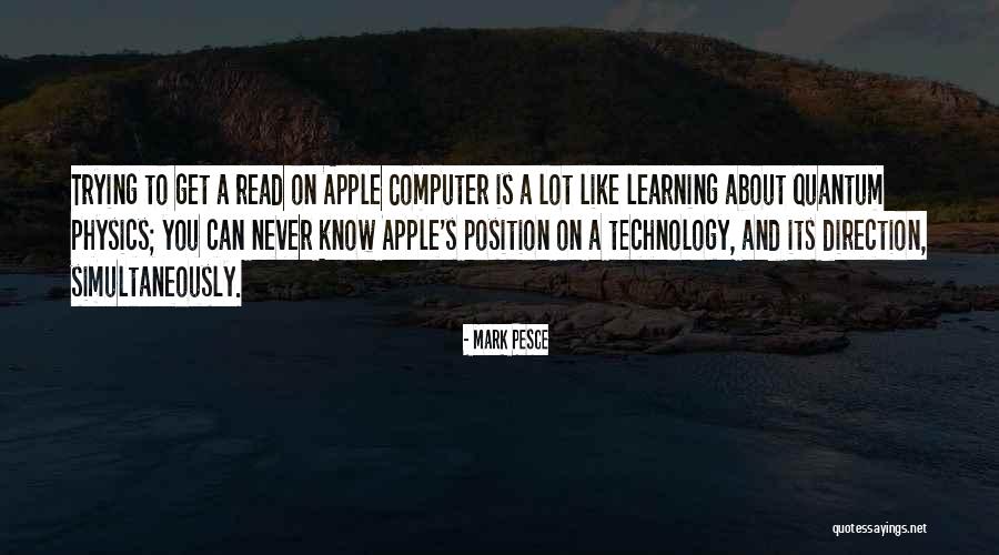Apples And Learning Quotes By Mark Pesce Apples And Learning Quotes By Mark Pesce