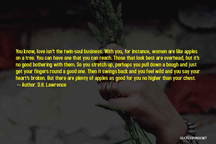 Apples And Love Quotes By D.H. Lawrence
