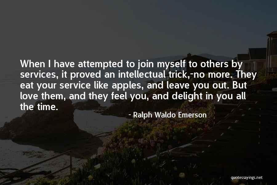 Apples And Love Quotes By Ralph Waldo Emerson