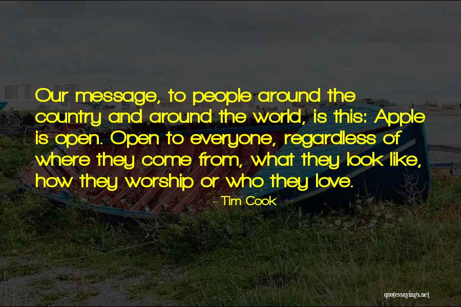 Apples And Love Quotes By Tim Cook Apples And Love Quotes By Tim Cook