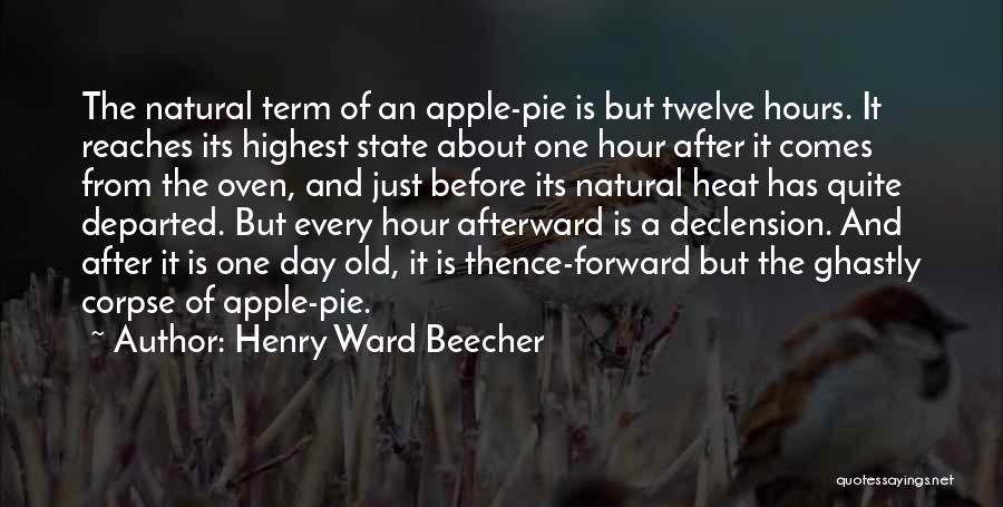 Apples Quotes By Henry Ward Beecher