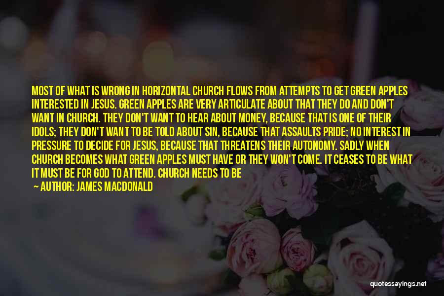 Apples Quotes By James MacDonald