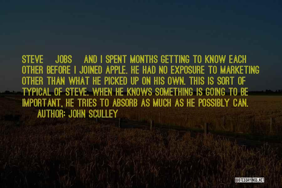 Apples Quotes By John Sculley