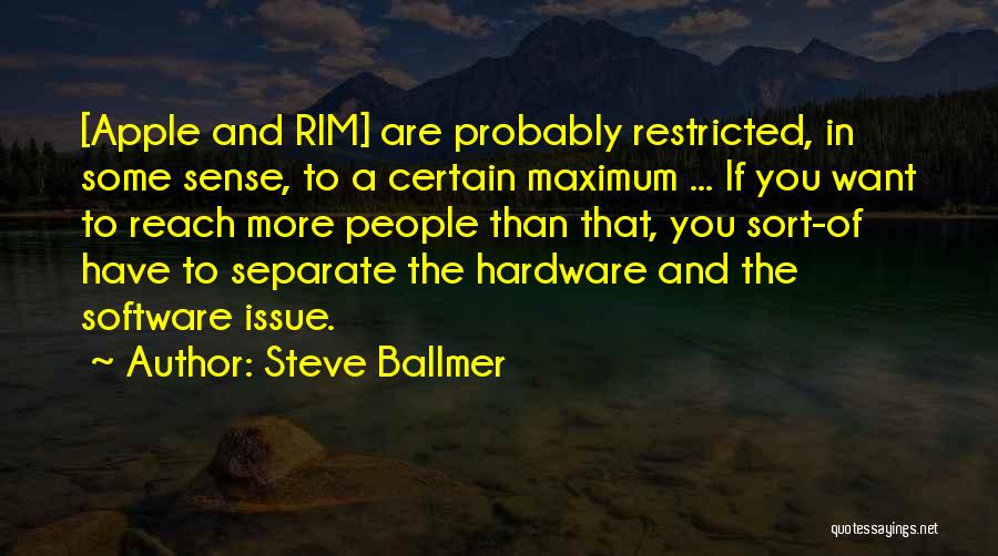 Apples Quotes By Steve Ballmer