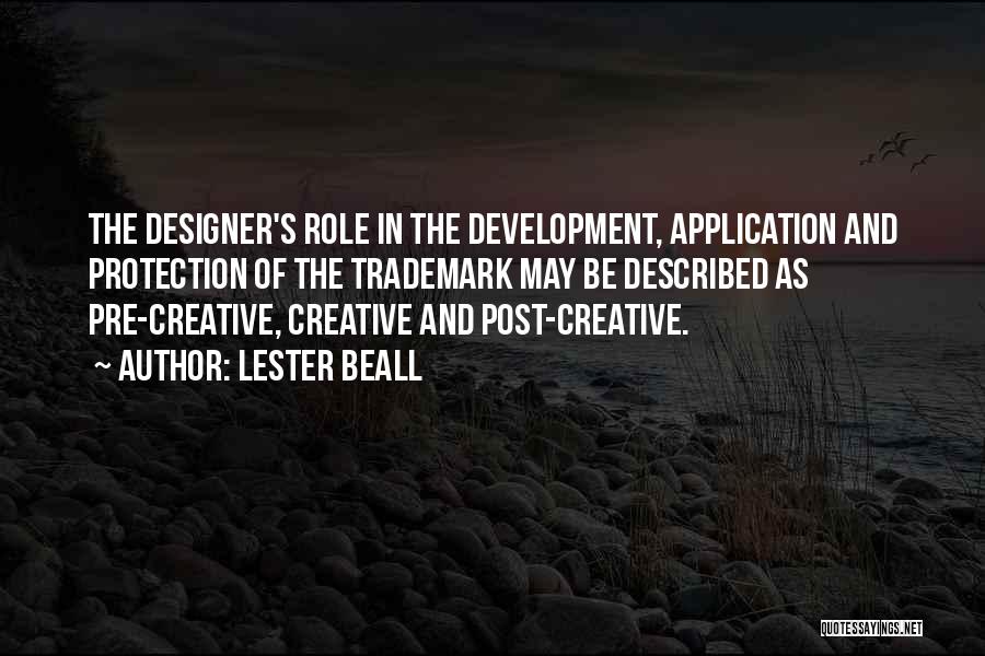Application Development Quotes By Lester Beall