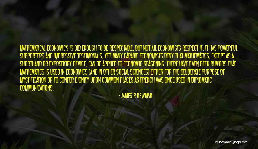 Applied Economics Quotes By James R Newman Applied Economics Quotes By James R Newman