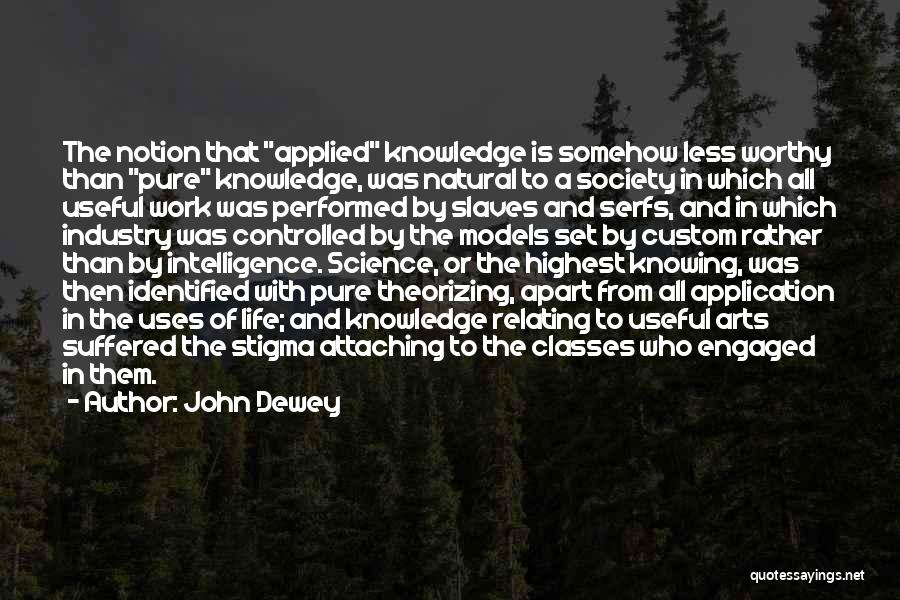Applied Knowledge Quotes By John Dewey