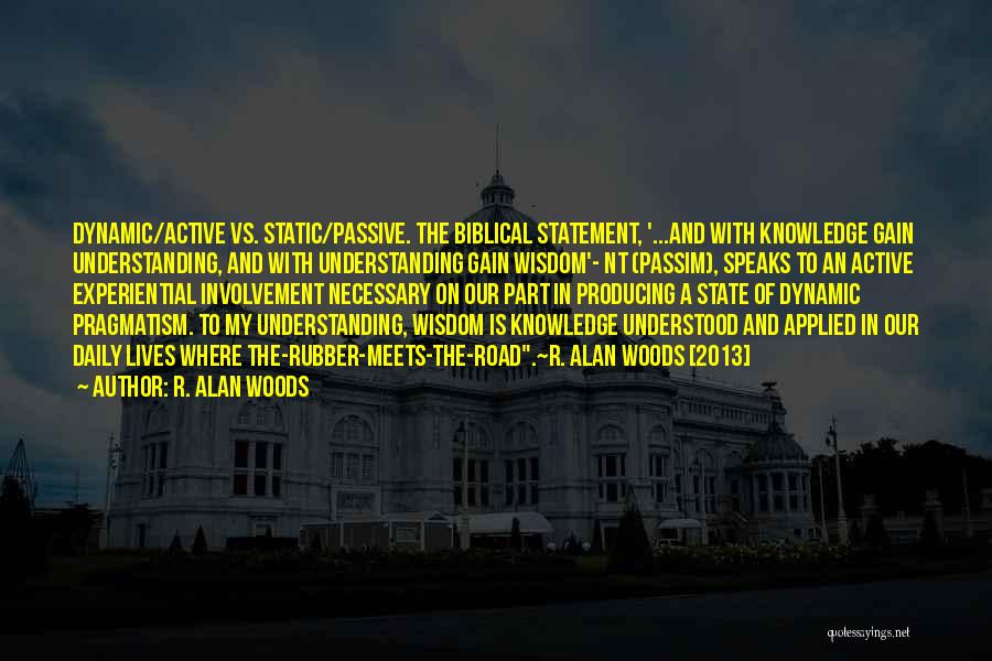 Applied Knowledge Quotes By R. Alan Woods