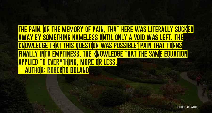 Applied Knowledge Quotes By Roberto Bolano