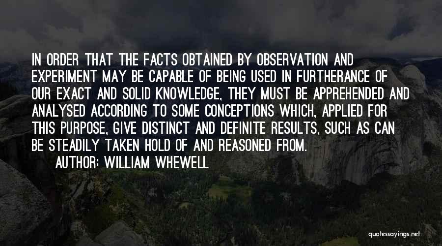 Applied Knowledge Quotes By William Whewell