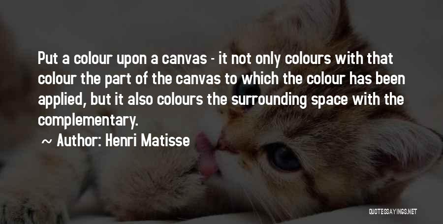 Applied Quotes By Henri Matisse