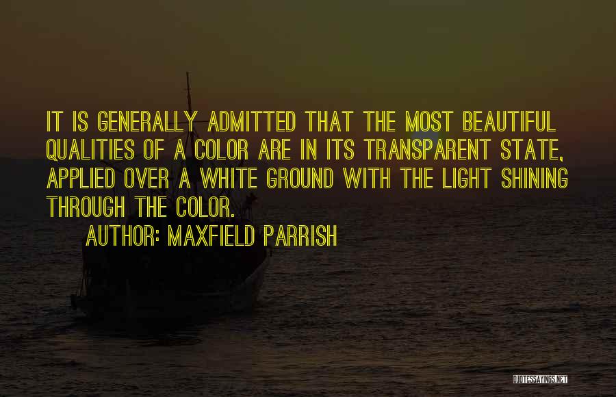 Applied Quotes By Maxfield Parrish