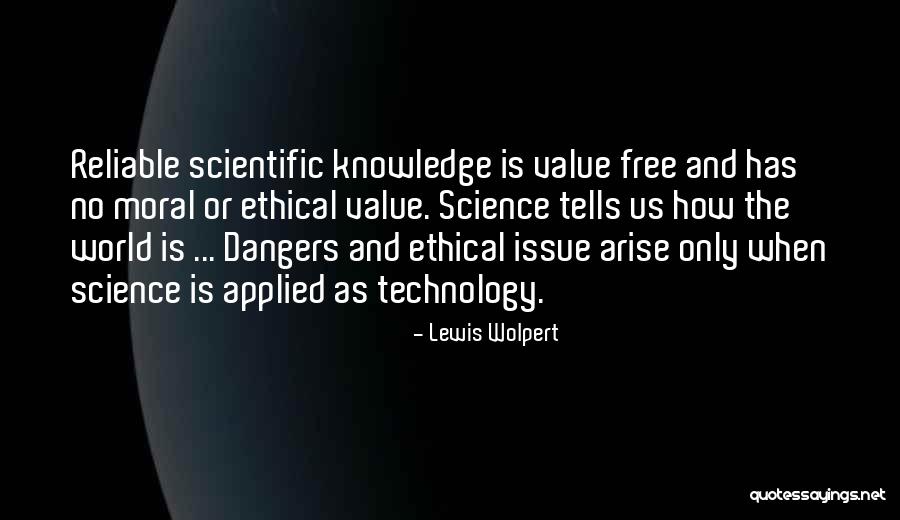 Applied Science Quotes By Lewis Wolpert