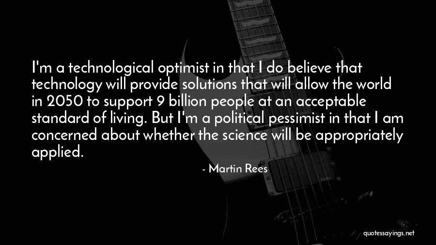 Applied Science Quotes By Martin Rees