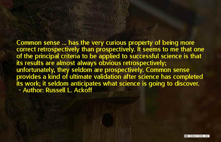 Applied Science Quotes By Russell L. Ackoff