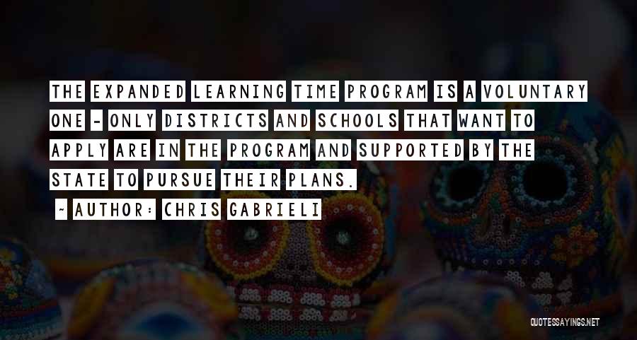 Apply Learning Quotes By Chris Gabrieli