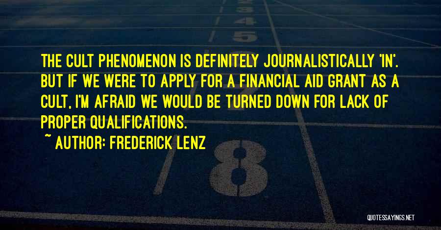 Apply Quotes By Frederick Lenz