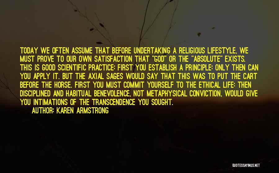 Apply Quotes By Karen Armstrong