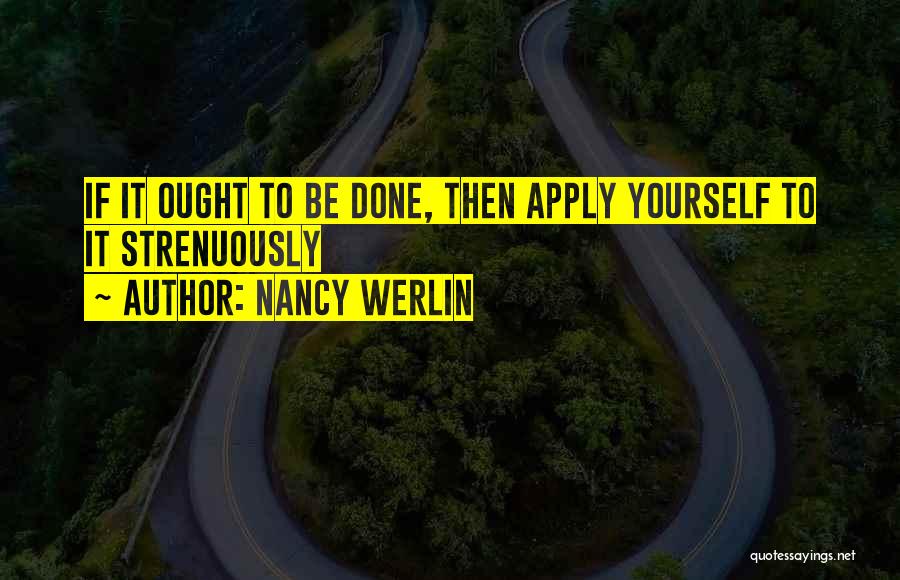 Apply Quotes By Nancy Werlin