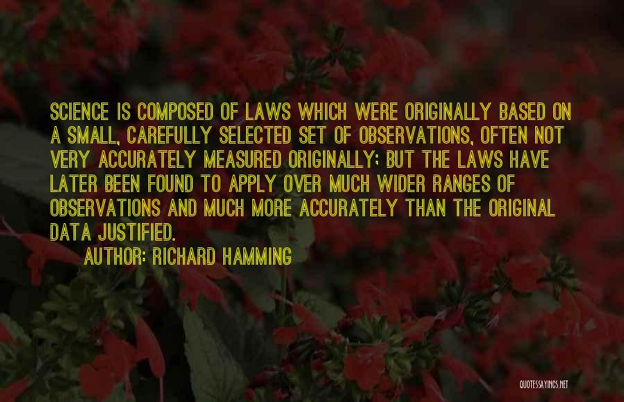 Apply Quotes By Richard Hamming