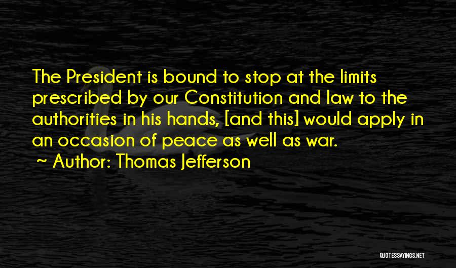 Apply Quotes By Thomas Jefferson