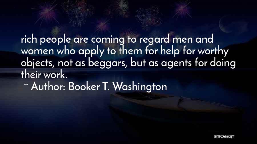 Apply Work Quotes By Booker T. Washington