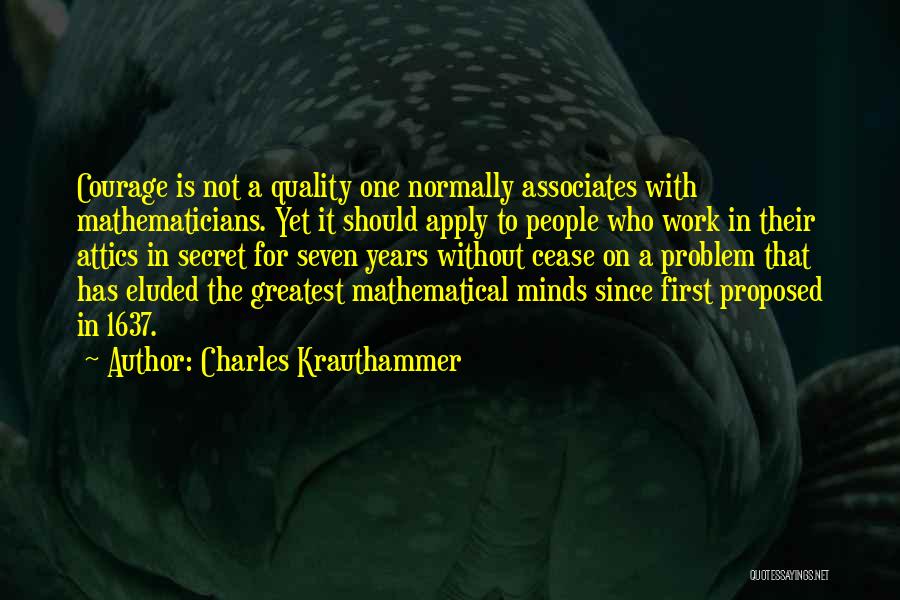 Apply Work Quotes By Charles Krauthammer