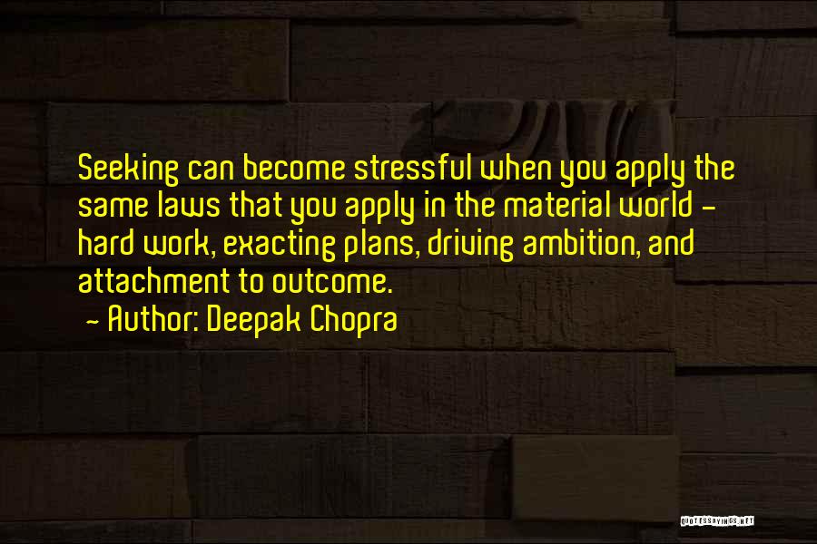 Apply Work Quotes By Deepak Chopra