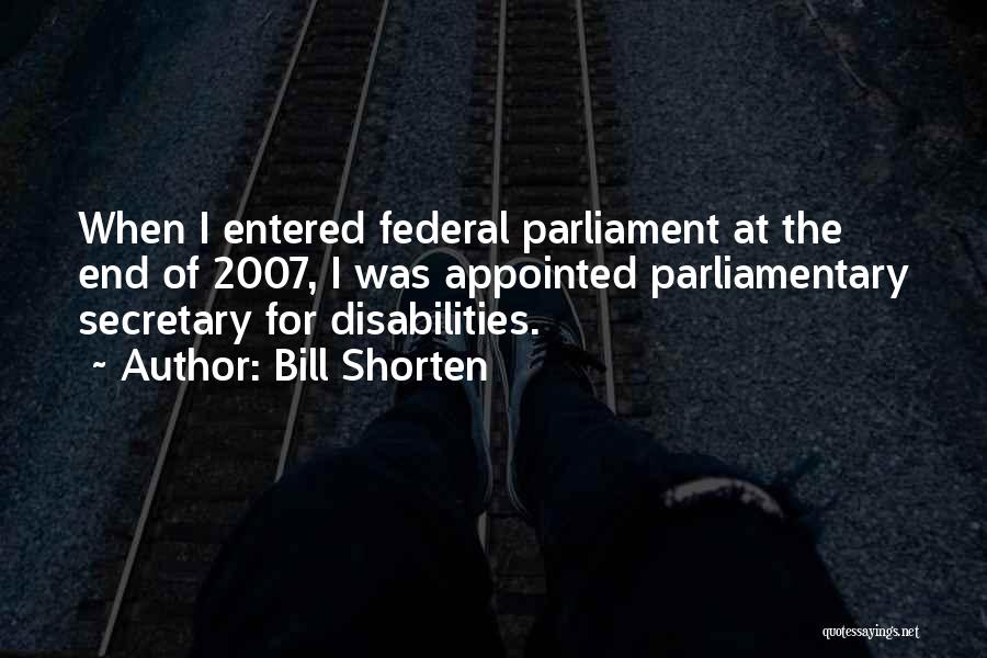 Appointed Quotes By Bill Shorten