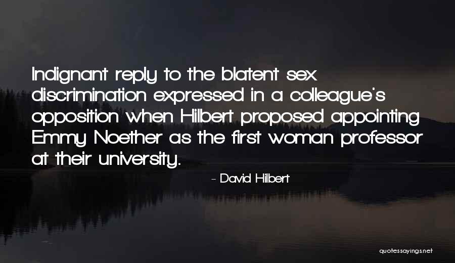 Appointing Quotes By David Hilbert Appointing Quotes By David Hilbert