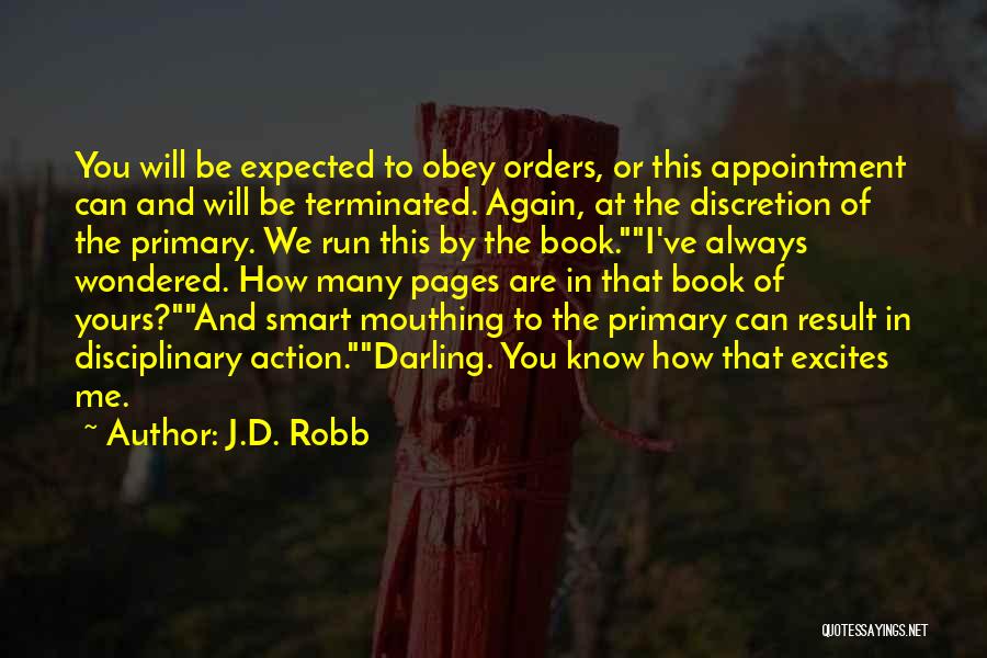 Appointment Quotes By J.D. Robb