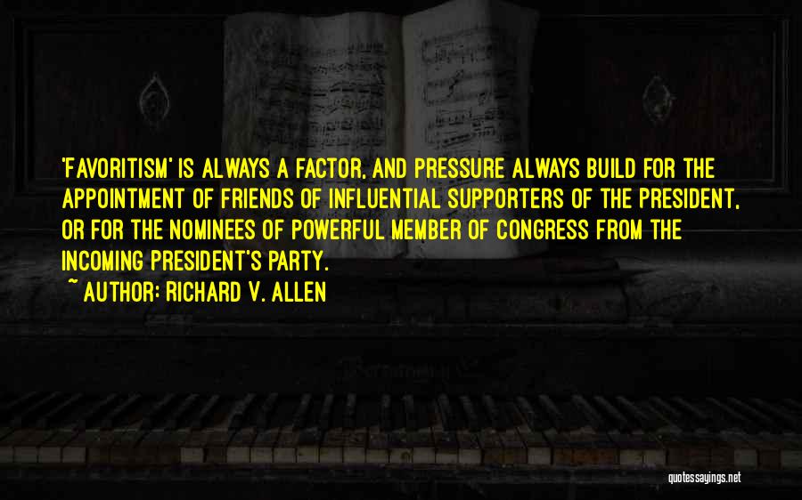 Appointment Quotes By Richard V. Allen