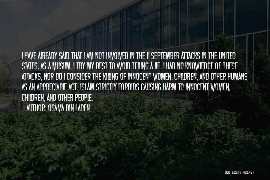 Appreciable Quotes By Osama Bin Laden