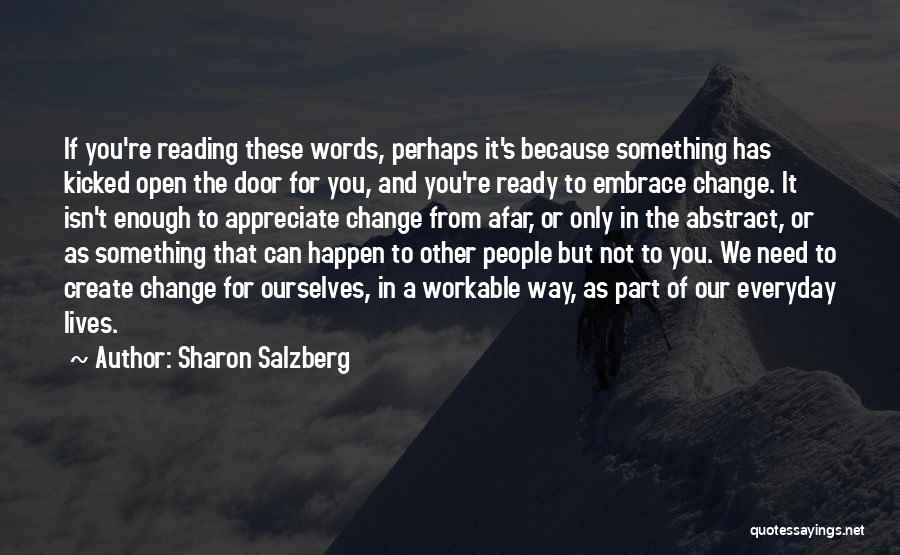 Appreciate Everyday Quotes By Sharon Salzberg