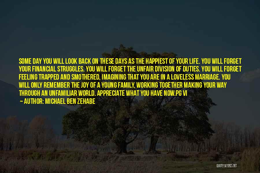 Appreciate Family Quotes By Michael Ben Zehabe