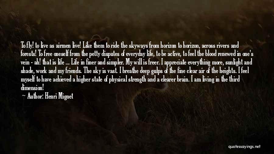Appreciate Friends Quotes By Henri Mignet
