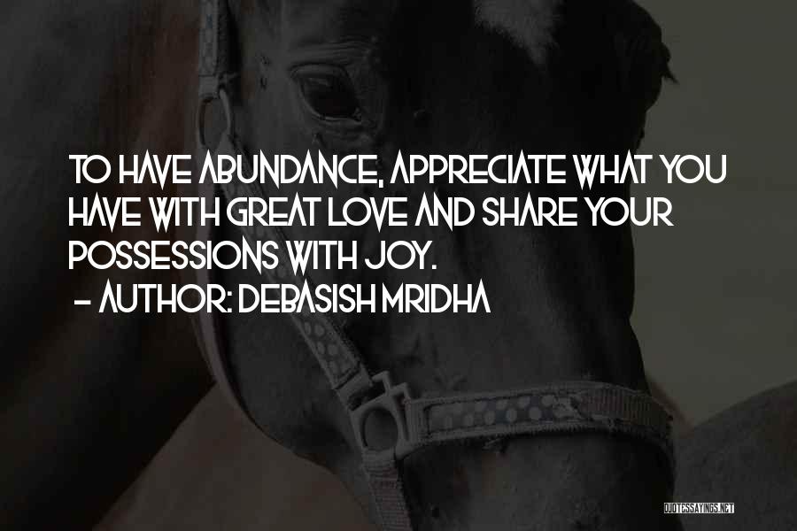 Appreciate Love Quotes By Debasish Mridha