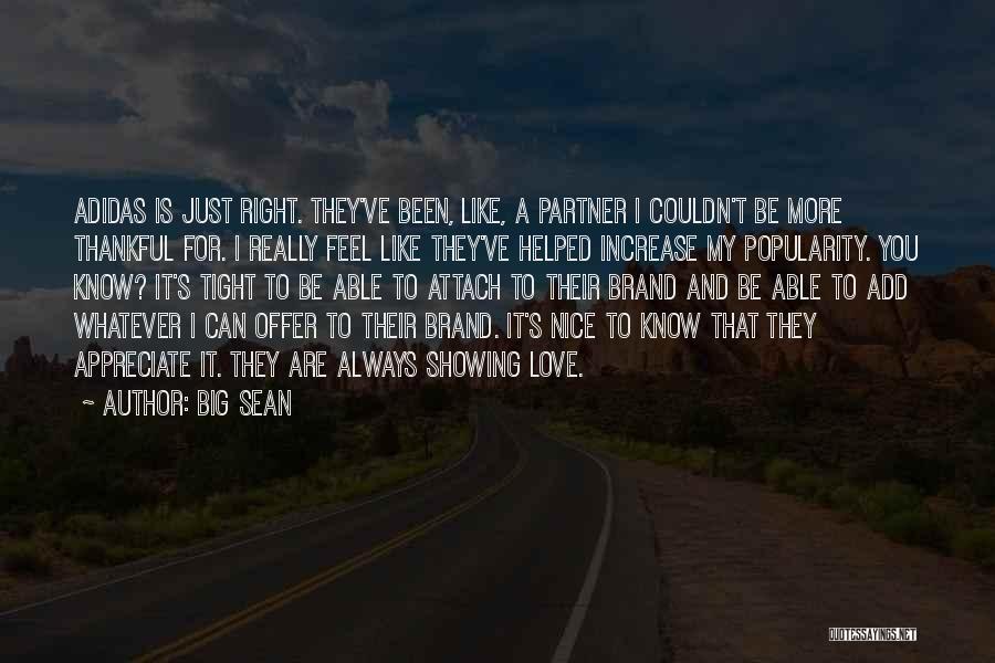 Appreciate The One You Love Quotes By Big Sean