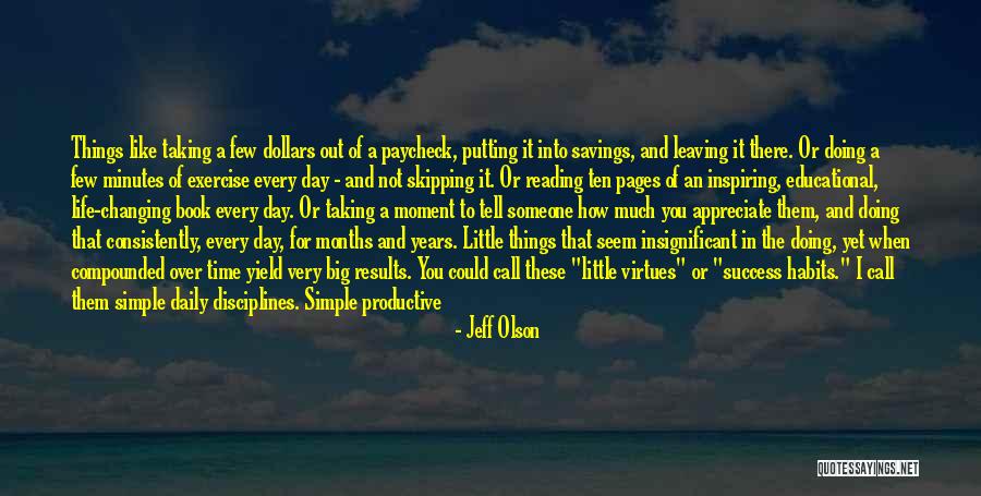 Appreciate Things In Life Quotes By Jeff Olson