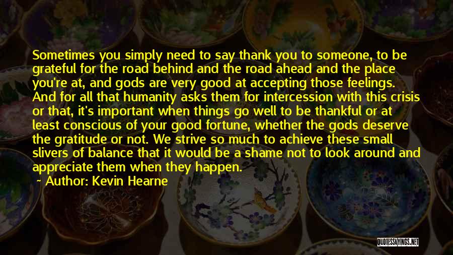 Appreciate Those Around You Quotes By Kevin Hearne