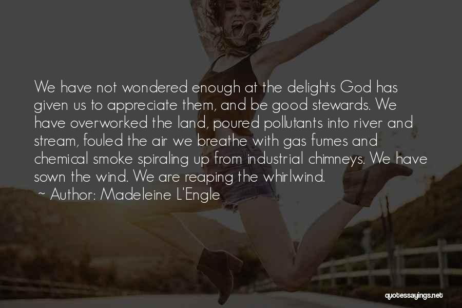 Appreciate To God Quotes By Madeleine L'Engle