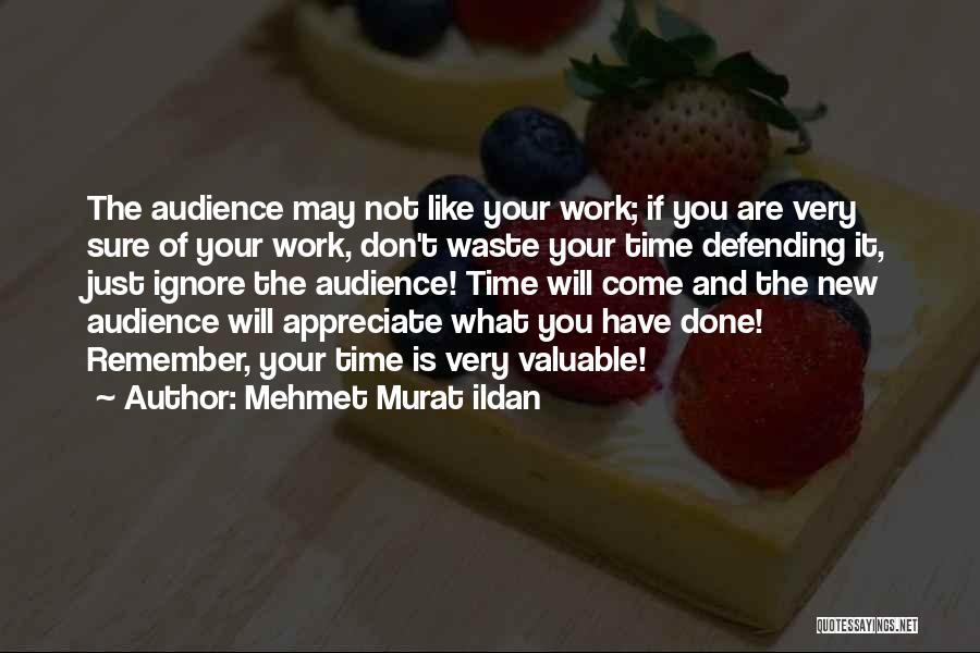 Appreciate What You Have Done Quotes By Mehmet Murat Ildan