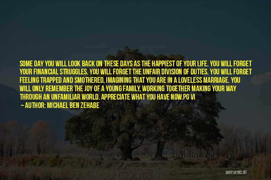 Appreciate Your Family Quotes By Michael Ben Zehabe