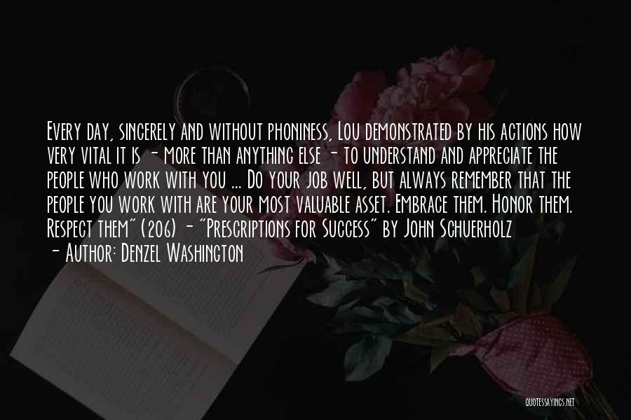 Appreciate Your Job Quotes By Denzel Washington